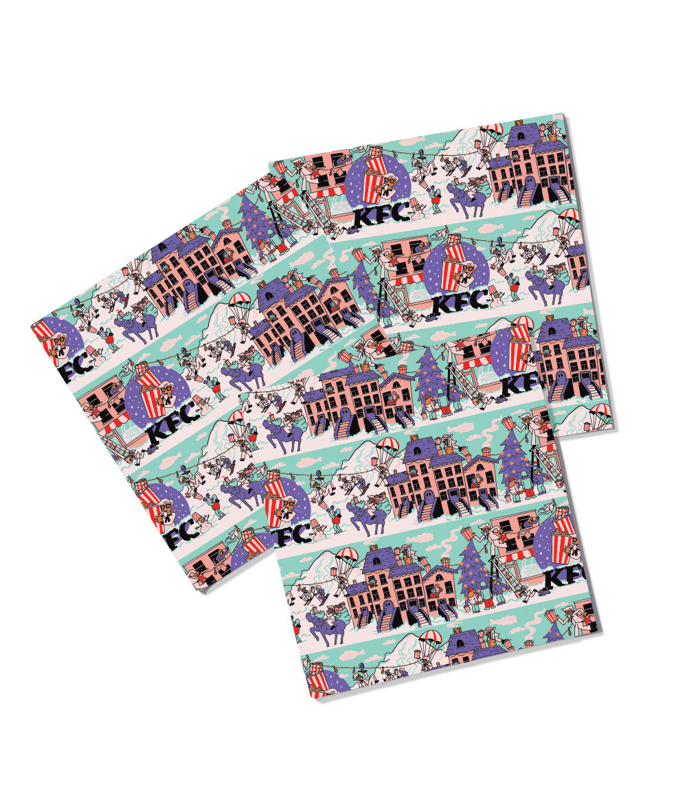 KFC Holiday Wrapping Paper – KFC Shop