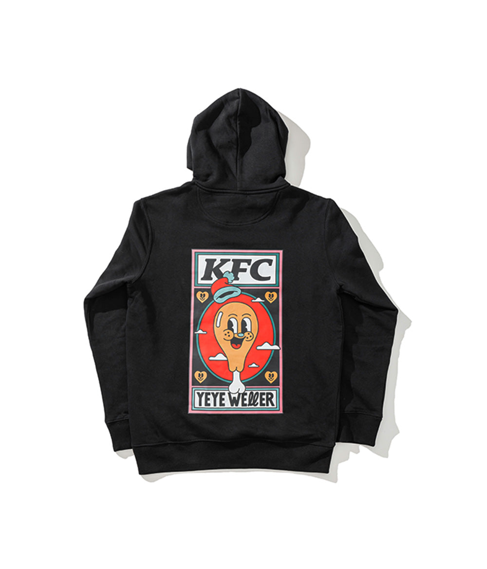 Yeye Weller x KFC Black Printed Hoodie