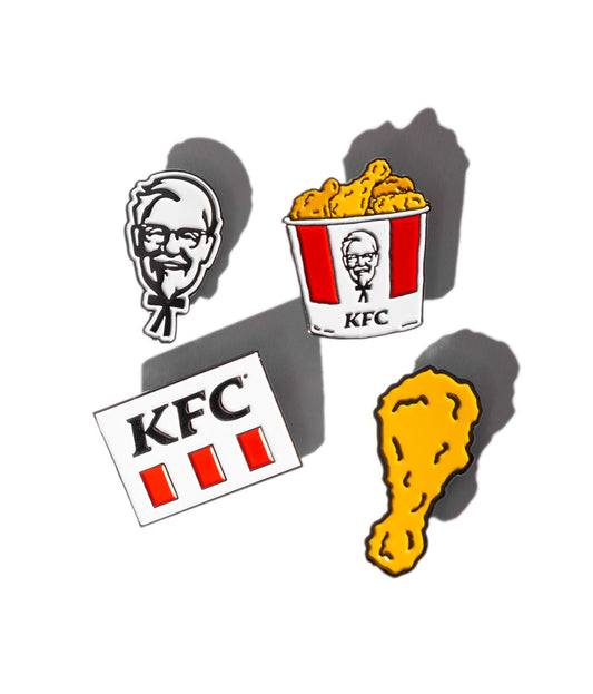 KFC 4 collectible pin badges