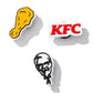 KFC Shoe Charms (pack of 3)