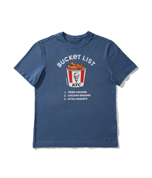 KFC x Bucket List blue t shirt