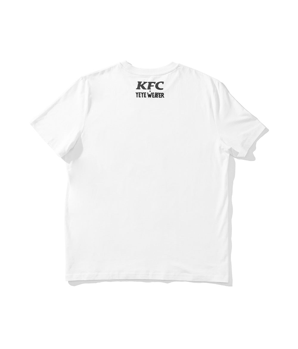 Yeye Weller x KFC Christmas Bauble White Printed T-Shirt