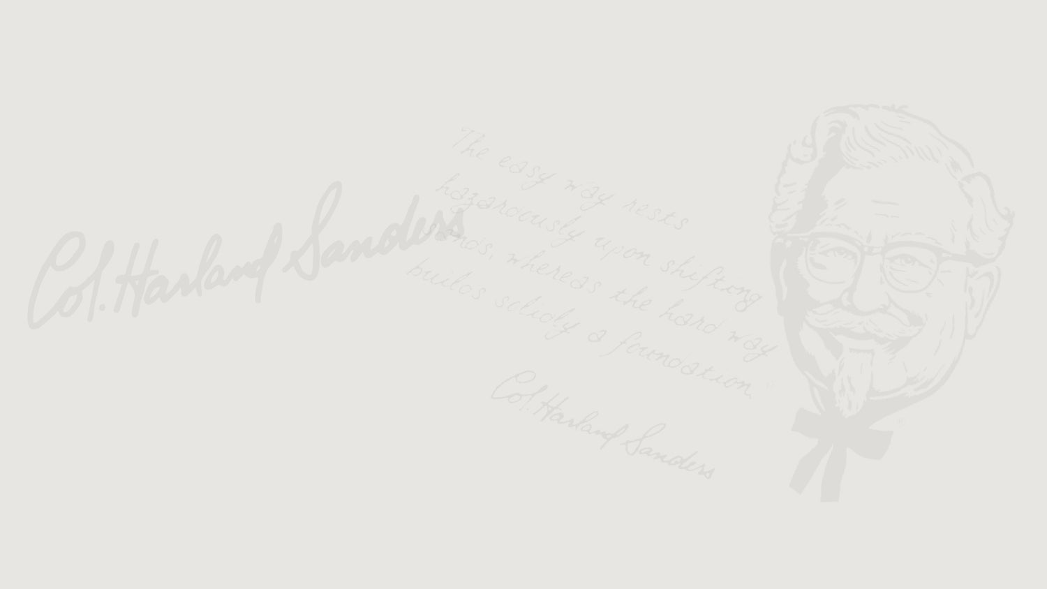 colonel sanders banner